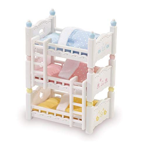  Visit the Calico Critters Store Calico Critters Triple Baby Bunk Beds