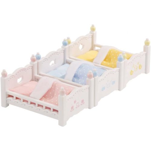  Visit the Calico Critters Store Calico Critters Triple Baby Bunk Beds