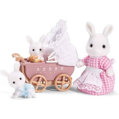  Visit the Calico Critters Store Calico Critters Connor & Kerri’s Carriage Ride, Doll Playset, Collectible, Ready to Play, Model Number: CC2488