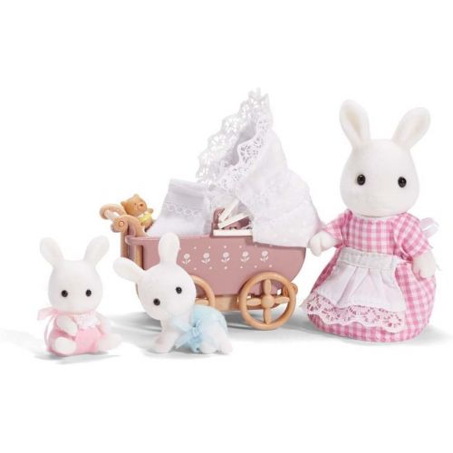  Visit the Calico Critters Store Calico Critters Connor & Kerri’s Carriage Ride, Doll Playset, Collectible, Ready to Play, Model Number: CC2488
