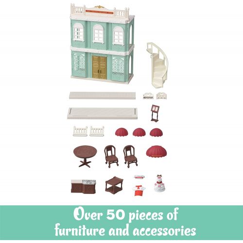  Visit the Calico Critters Store Calico Critters Town Series Delicious Restaurant, Fashion Dollhouse Playset, Furniture and Accessories Included