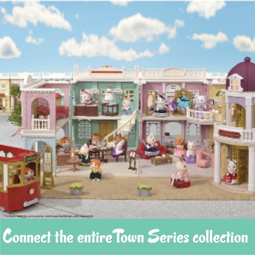  Visit the Calico Critters Store Calico Critters Town Series Delicious Restaurant, Fashion Dollhouse Playset, Furniture and Accessories Included