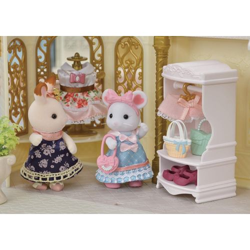  Visit the Calico Critters Store Calico Critters Fashion Playset, Town Girl Series - Sugar Sweet Collection