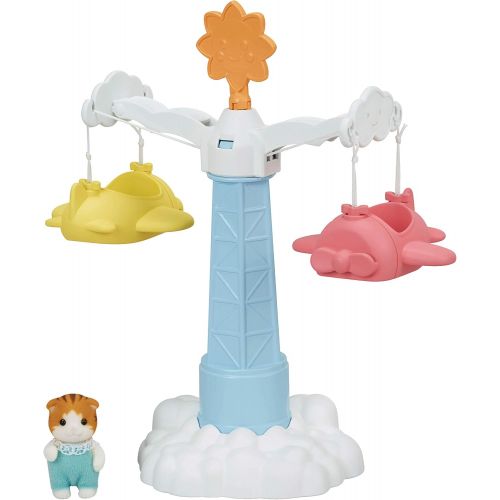  Visit the Calico Critters Store Calico Critters Baby Airplane Ride, Multi