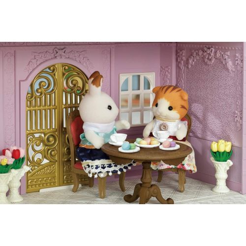  Visit the Calico Critters Store Calico Critters, Town Series, Furniture Sets, Doll House Furniture, Calico Critters Chic Dining Table Set