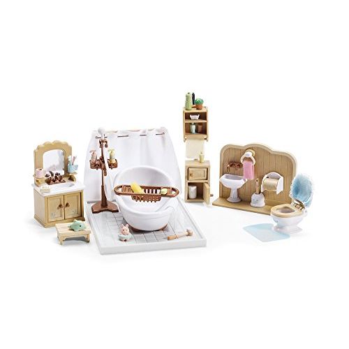  Visit the Calico Critters Store Calico Critters Deluxe Bathroom Set