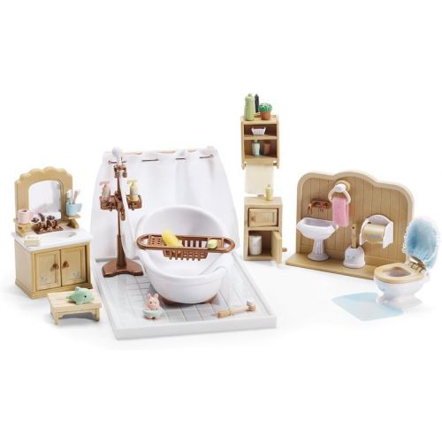  Visit the Calico Critters Store Calico Critters Deluxe Bathroom Set