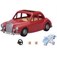 Visit the Calico Critters Store Calico Critters Family Cruising Car for Dolls, Toy Vehicle Seats up to 5 Collectible Figures