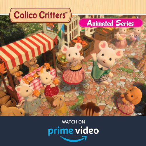  Visit the Calico Critters Store Calico Critters Family Cruising Car for Dolls, Toy Vehicle Seats up to 5 Collectible Figures