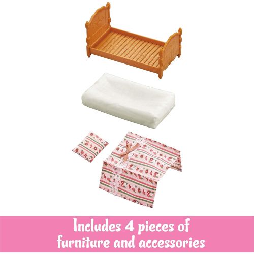  Visit the Calico Critters Store Calico Critters, Doll House Furniture and Decor, Bed & Comforter Set