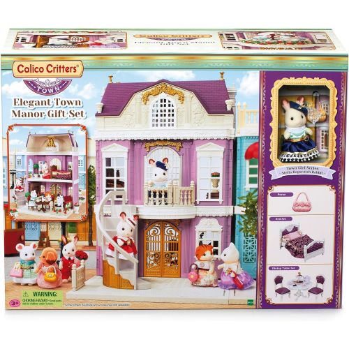 Visit the Calico Critters Store Calico Critters Elegant Town Manor Gift Set