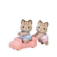 Calico Critters Sandy Cat Twins, Assorted Model , Pink