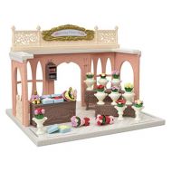 Calico Critters Town Series Blooming Flower Shop, Fashion Dollhouse Playset with Furniture and Accessories