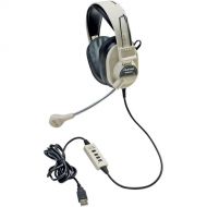 Califone 3066AV-USB Deluxe Multimedia Stereo Headset (USB, Beige)