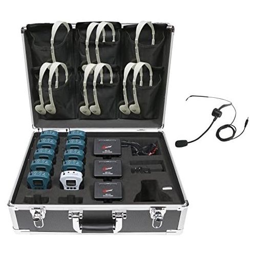  Califone WS-TG10 WS Series 10-person Tour Group GuideAssistive Listening System Package