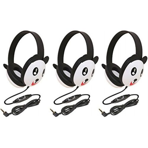  Califone 2810-PA Listening First Stereo Headphone, Panda Motif - Pack of 12