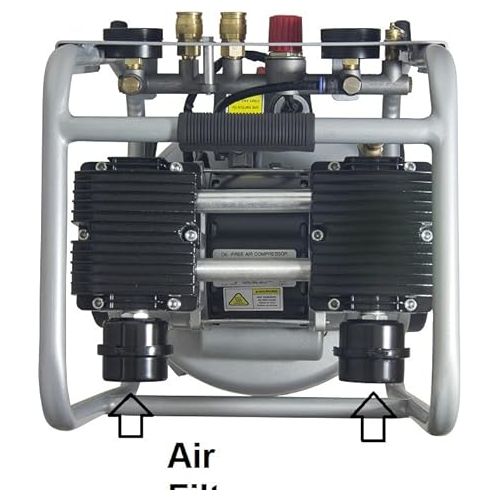  California Air Tools 10020CAD Ultra Quiet, Oil-Free and Powerful 2 Hp Air Compressor with Auto Drain Valve