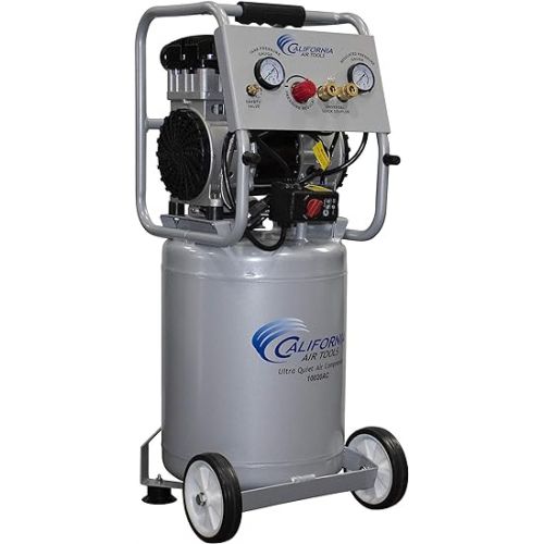  California Air Tools 10020AC Ultra Quiet & Oil-Free 2.0 Hp, 10.0 Gal. Aluminum Tank Air Compressor