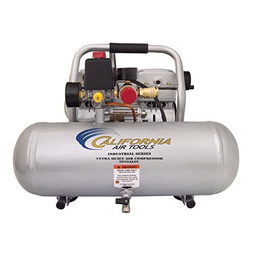  California Air Tools 2010ALFC Ultra Quiet, Oil-Free & Lightweight 1.0 hp Industrial Air Compressor, 2.0 gallon