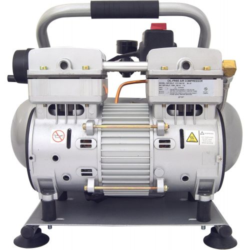  California Air Tools 2010ALFC Ultra Quiet, Oil-Free & Lightweight 1.0 hp Industrial Air Compressor, 2.0 gallon