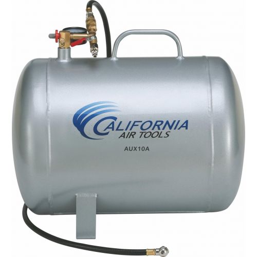  California Air Tools CAT-AUX10A Lightweight Portable Aluminum Air Tank, 10 Gallon, Silver