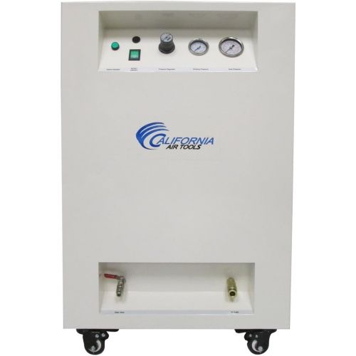  California Air Tools 8010SPC Ultra Quiet and Oil Free 1 HP Steel Tank Air Compressor in Sound Proof Cabinet, 8-Gallon