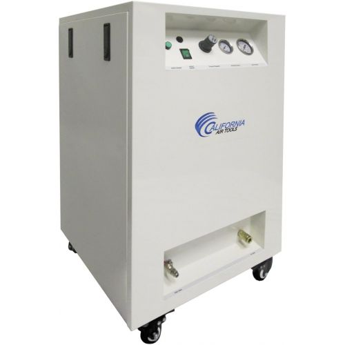  California Air Tools 8010SPC Ultra Quiet and Oil Free 1 HP Steel Tank Air Compressor in Sound Proof Cabinet, 8-Gallon