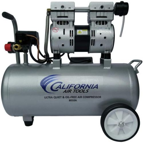  California Air Tools 8010A Aluminum Tank Air Compressor | Ultra Quiet, Oil-Free, 1.0 hp, 8 gal