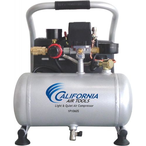  [아마존베스트]California Air Tools CAT-1P1060S Light & Quiet Portable Air Compressor, Silver