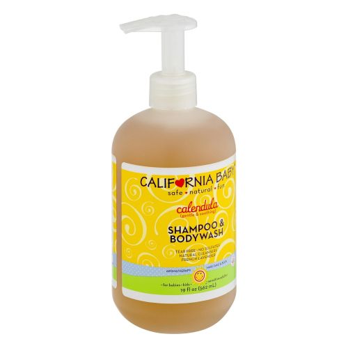  California Baby Calendula Shampoo & Bodywash, 19 Ounce - 3 Pack