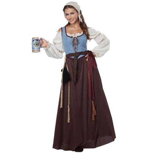  California Costumes Renaissance Peasant Girl Adult Costume-