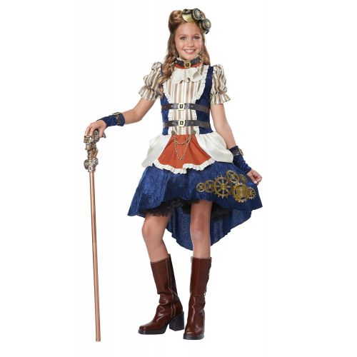  California Costumes Girls Steampunk Fashion Costume