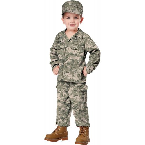  California Costumes Soldier Costume, One Color, 8-10