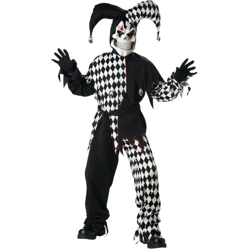  California Costumes Evil Jester Child Costume, Size M = 8-10