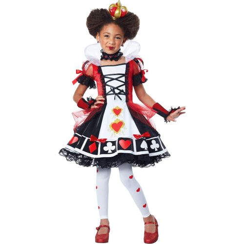  할로윈 용품California Costumes Child Deluxe Queen of Hearts Costume