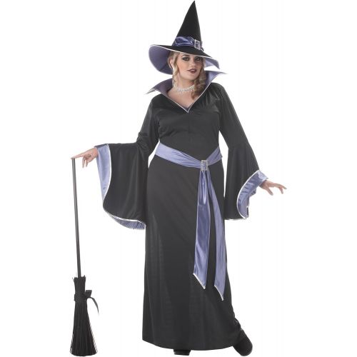  할로윈 용품California Costumes Adult Womens Plus The Glamour Witch Costume
