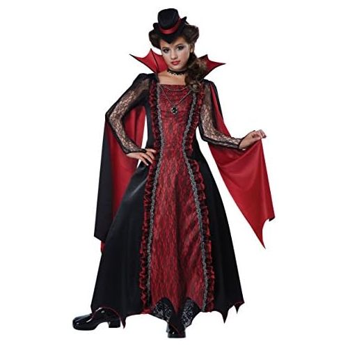  할로윈 용품California Costumes Girls Victorian Vampira Costume Large