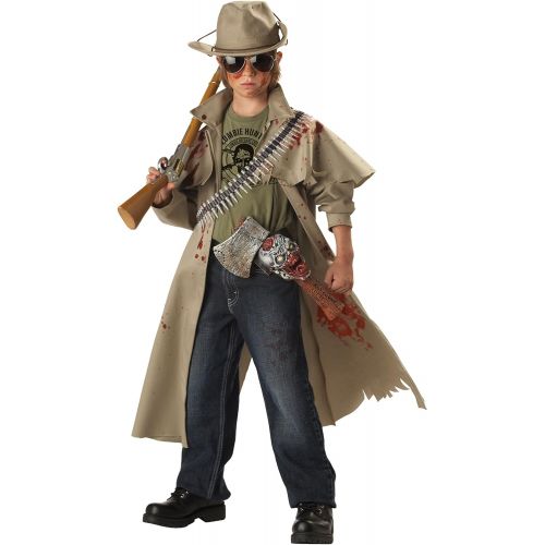  할로윈 용품California Costumes Child Zombie Hunter Costume - XL Tan