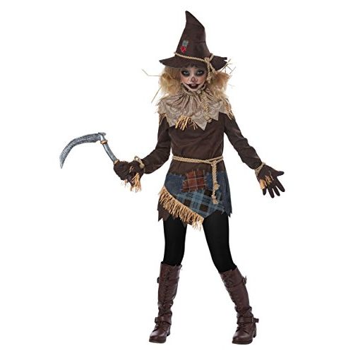  할로윈 용품California Costumes Girls Creepy Scarecrow Costume