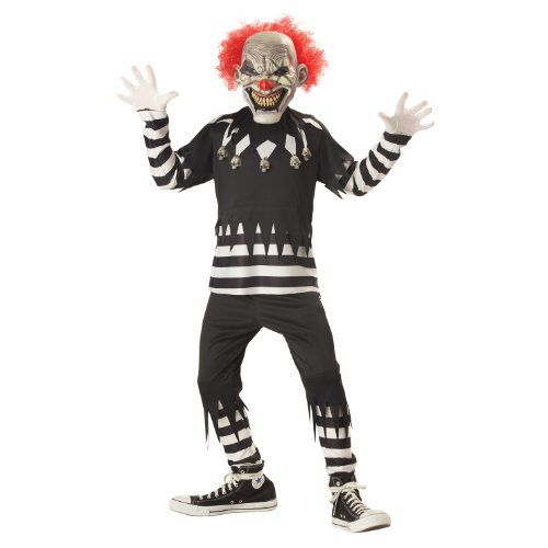  할로윈 용품California Costumes Kids Creepy Clown Costume