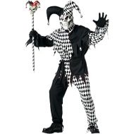 할로윈 용품California Costumes Mens Plus Size- Black Evil Jester Costume