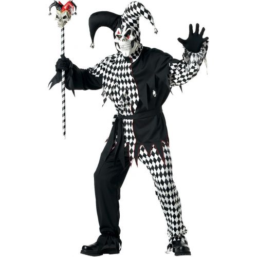  할로윈 용품California Costumes Mens Plus Size- Black Evil Jester Costume