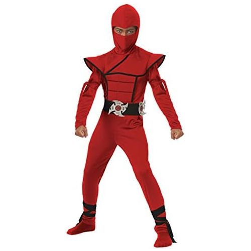  할로윈 용품California Costumes Boys Red Stealth Ninja Costume Medium (8-10)