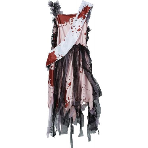  할로윈 용품California Costumes Girls Zombie Prom Queen Child Costume
