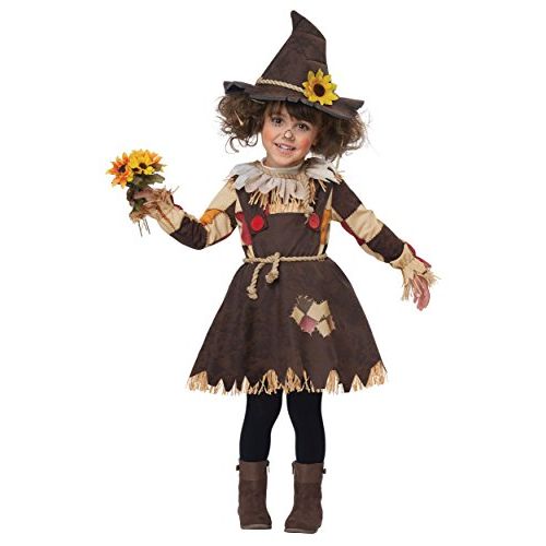  할로윈 용품California Costumes Girls Toddler Pumpkin Patch Scarecrow Costume