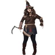 할로윈 용품California Costumes Womens Plus Size Creepy Scarecrow Costume