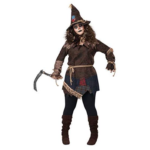  할로윈 용품California Costumes Womens Plus Size Creepy Scarecrow Costume