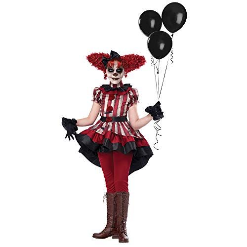  할로윈 용품California Costumes Wicked Clown Costume Girls