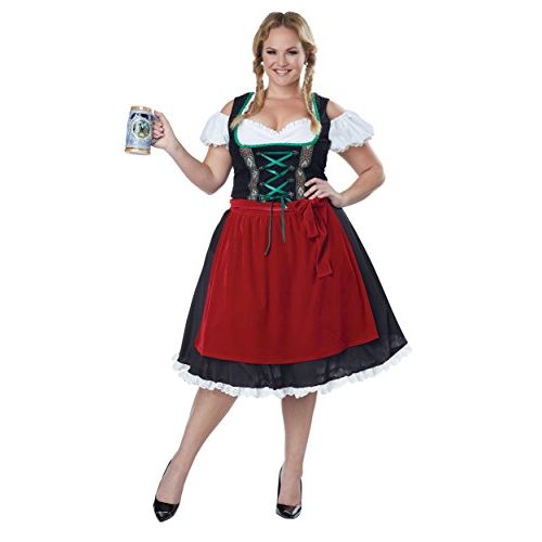  할로윈 용품California Costumes Womens Plus Size Oktoberfest Fraulein Costume