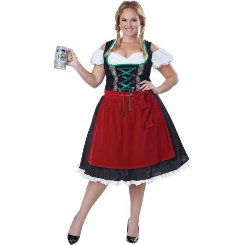  할로윈 용품California Costumes Womens Plus Size Oktoberfest Fraulein Costume
